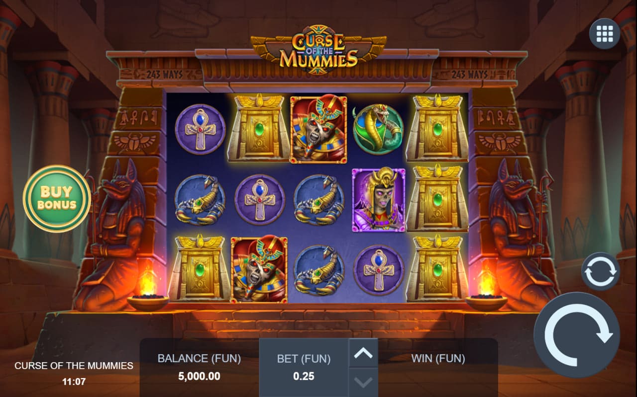 Curse of the Mummies Free Spins